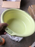 本迪大号加深洗脸盆38cm单个装学生宿舍洗衣加厚塑料盆泡脚盆颜色随机 实拍图