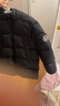 保姆鹅  【风墙】儿童羽绒服宝宝中长款护脸加厚外套保暖童装[NG2664] 炭黑 110 实拍图