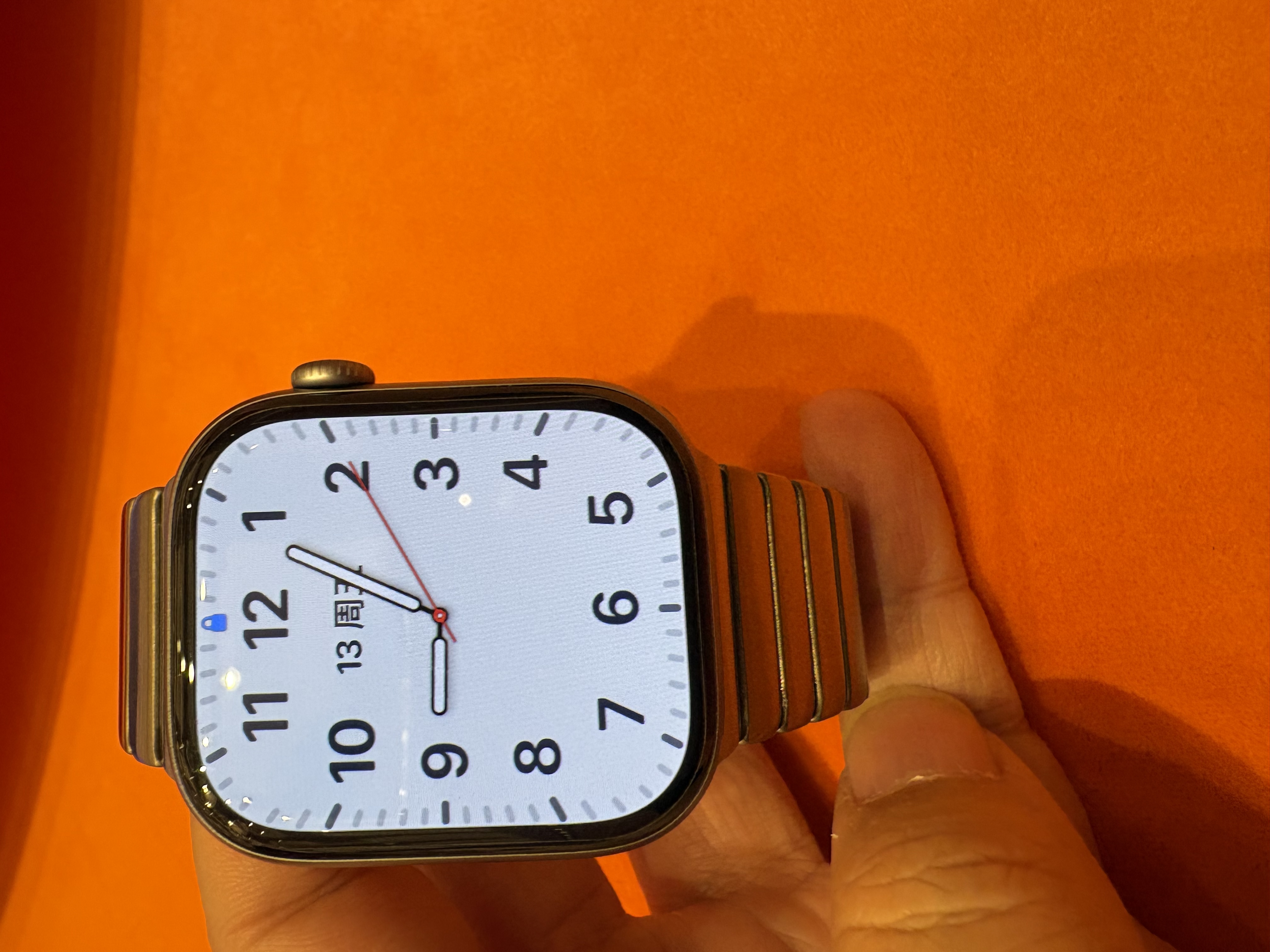 JINGZ适用苹果手表iwatch s10/s11表带纯钛金属ultra3/2钛合金apple watch磁吸9/8/7/6米兰尼斯夏季男女 新【钛银色】纯钛丨磁吸45/46/44/49mm 实拍图