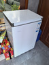 海尔（Haier）100L单温冰柜小型家用小冰柜商用减霜一级能效冷藏冷冻转换深冷冷柜小冰箱BC/BD-100GHW9D国家补贴 实拍图