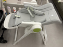 babycare宝宝餐椅6个月以上吃饭可折叠儿童座椅可移动婴儿成长椅 贝壳白 实拍图
