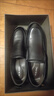 奥康（Aokang）官方春秋季流行商务休闲皮鞋男士舒适百搭一脚蹬鞋子男黑40码 实拍图
