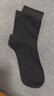 猫人棉袜男士袜子男夏季纯棉100%中筒袜男袜吸汗透气商务3黑2深灰 实拍图