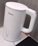 美的（Midea）电热水壶烧水壶养生自动断电婴儿调奶一体恒温壶年货食品304不锈钢 1500W快速加热1.5升 SH15X301 实拍图