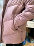 鸭鸭（YAYA）妈妈冬装羽绒服女中长款40岁50中年新款外套洋气中老年人女装衣服 粉色 XL (建议100-115斤) 实拍图