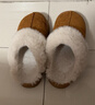 水星家纺棉拖鞋秋冬女男情侣冬季家居棉拖鞋室内保暖棉拖鞋 棕38-39码 实拍图