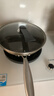 炊大皇 炒锅 304不锈钢炒菜锅煎锅 平底不粘炒锅32cm 可立可视盖不挑灶 实拍图