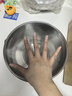 三四钢®不锈钢沥水篮304淘米神器洗菜盆沥水盆筛漏盆食品级淘米水果盆 沥水篮：25cm 1个 实拍图