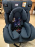 好孩子（gb） 婴儿汽车安全座椅0-7-12岁双向安装isofix接口安全座椅360度旋转 灰橙升级款-安全气囊+360°旋转 实拍图