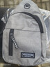 运动跑步包男休闲斜挎包手机包防泼水健身包女单肩包 灰色 实拍图