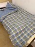 无印良品全棉三件套0.9/1.2米床学生宿舍床单被套枕套被套150*200cm 实拍图