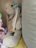 赟娅小兔子玩偶送女儿孩礼物娃娃生日玩偶儿童抱睡公仔女生情人节礼物 公主兔-淡粉格子裙【米白50CM】 实拍图