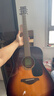 雅马哈（YAMAHA）FG800BS 原声款实木单板初学者民谣吉他圆角吉它41英寸亮光暗红色 实拍图