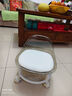 亚克力小凳子静音带万向轮儿童学步凳网红小椅子滑轮矮凳浴室凳 颜色随机【活动款】 实拍图