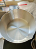 三四钢雪平锅内层316L不锈钢22cm奶锅汤锅带蒸笼食品级无涂层煮面38123 实拍图