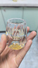 拜杰白酒杯金箔钻石酒杯酒具套装水晶酒杯玻璃杯 高档白酒杯15ml 实拍图