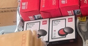 得力（deli）【超级爆款】φ84mm圆形塑壳快干印台印泥 财务办公用品  红色9869 实拍图