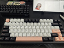 PMO WAVE75客制化机械键盘三模铝坨坨有线2.4g蓝牙快拆结构gasket电竞游戏办公外设热插拔 钻石黑-阳极|青竹轴/PP定/镜面玻璃 实拍图