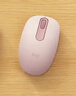 罗技（Logitech）M196 无线蓝牙鼠标 办公鼠标 笔记本商务办公家用 小巧便携 对称手型 玫瑰粉 实拍图