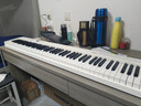 特伦斯折叠钢琴88键便携式电钢琴成人儿童电子琴重力度键盘V30pro钢琴 时尚白+专用琴包 实拍图