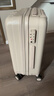 汉客行李箱女拉杆箱男登机箱镇店之宝双层拉链密码箱子旅行箱20英寸白 实拍图