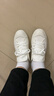 MUJI男女通用不易疲劳不易沾水运动鞋无性别男款女款小白鞋帆布鞋 米白色 37 /235mm（尺码偏大拍小一码） 实拍图