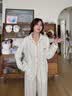 缪黛 MAULTIAY双层棉纱睡衣女2026春秋季新款可爱小狗少女长袖纯棉家居服可外穿 条纹全棉小狗 《少量现货》 M 实拍图