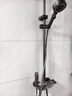 四季沐歌（MICOE）增压淋浴花洒喷头套装 浴室淋浴喷头花洒枪灰手持花洒三件套HS125 实拍图