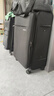 汉客万向轮行李箱旅行箱男女拉杆箱大容量商务箱子密码箱包黑色26英寸 实拍图