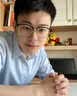 蔡司（ZEISS）镜片近视眼镜框可配度数男士防蓝光半框变色散光进口纯钛专业镜架 【日本进口钛材】中框-黑银 配LASHION1.56防蓝光镜片0~400 实拍图