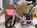 vingro儿童自行车平衡车七合一多功能脚踏车三轮车遛娃神器滑步手推车 3C证25款（元气粉推杆版）1到8岁 12寸 升级版3C认证+欧盟标准认证 实拍图