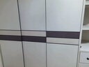 白浅【免费安装】衣柜卧室储物柜子移门衣橱简易推拉门大衣柜 【三门】1.8米主柜+顶柜+边柜 实拍图