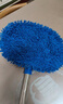 悦卡洗车拖把 汽车掸子擦车拖把刷车刷子软毛工具用品可伸缩洗车刷-蓝 实拍图