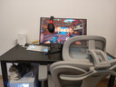 甄严选电脑桌台式家用电竞游戏桌双人办公台书桌简约书房学习桌写字桌子 加厚碳纤纹理-140CM【大单人桌】 实拍图