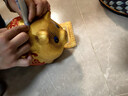 迎千福金猪存钱罐只进不出儿童陶瓷储蓄罐储钱罐大容量可爱摆件礼物便宜 福气猪可存可取款【带金垫】 长宽高【14*13*11】存1万 实拍图