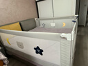 丸丫K2婴儿床围栏宝宝防摔防护栏床边防掉档板免打孔斜床头专用三面装 实拍图