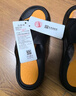 回力运动拖鞋男浴室内户外穿减震防滑厚底凉拖鞋HL3967黑黄色42-43码 实拍图
