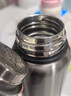 恩尔美（nRMEi）保温保冷杯大容量男士男款316不锈钢茶水分离便携焖泡茶水壶杯子 钢本色1000ml【茶水分离升级款】 实拍图