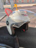 NUOMAN新国标儿童可爱冬季头盔电瓶电动车骑行全盔男女春秋卡通安全头盔 库洛米B+KT粉白【头围50-55】儿童款 实拍图