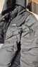 鸭鸭【高充绒203g】羽绒服男短款加厚冬季新款极寒保暖面包服撞色外套 灰色 2XL (185) 实拍图