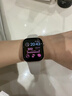 Apple/苹果 【新年礼】Watch S11 智能手表GPS款46毫米玫瑰金色铝金属表壳淡桃粉色运动型表带M/L 实拍图