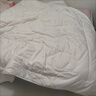 富安娜 舒暖 纤维被子冬季被芯 双人冬厚被 约6.3斤 203*229cm 白色 实拍图