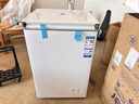 海尔（Haier）100L单温冰柜小型家用小冰柜减霜一级能效冷藏冷冻转换深冷冷柜小冰箱BC/BD-100GHW9D国家补贴 实拍图