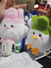 【文创蒜鸟】蒜鸟发声玩偶武汉文创樱花限定和平鸟纪念毛绒娃娃 【全家福3个】粉+黄+白-发声款 实拍图