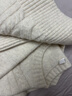 优衣库童装女童souffle yarn舒芙蕾开衫长袖毛衣外套478173 01 乳白色 150 实拍图