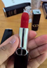 迪奥Dior【新年限定】烈艳蓝金唇膏口红丝绒999情人节礼物 新年礼物 实拍图