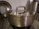 九阳（Joyoung）0涂层IH秒涮电火锅火锅专用锅电锅家用4-8人分体式可拆洗多功能电蒸锅不锈钢电煮锅6L火锅锅GN12 实拍图