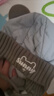 宝宝帽子秋冬1-3岁婴儿保暖防风护耳帽男女童套头帽2024冬天新款 灰色 建议6个月-3岁/头围46-52cm 实拍图