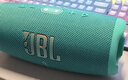 JBL CHARGE5 冲击波五代 便携蓝牙音箱+低音炮 户外防水音响 增强版赛道扬声器 生日礼物 绿色 实拍图