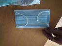 振德一次性医用外科口罩成人儿童保暖口罩冬季防粉尘雾霾 蓝色100只  实拍图